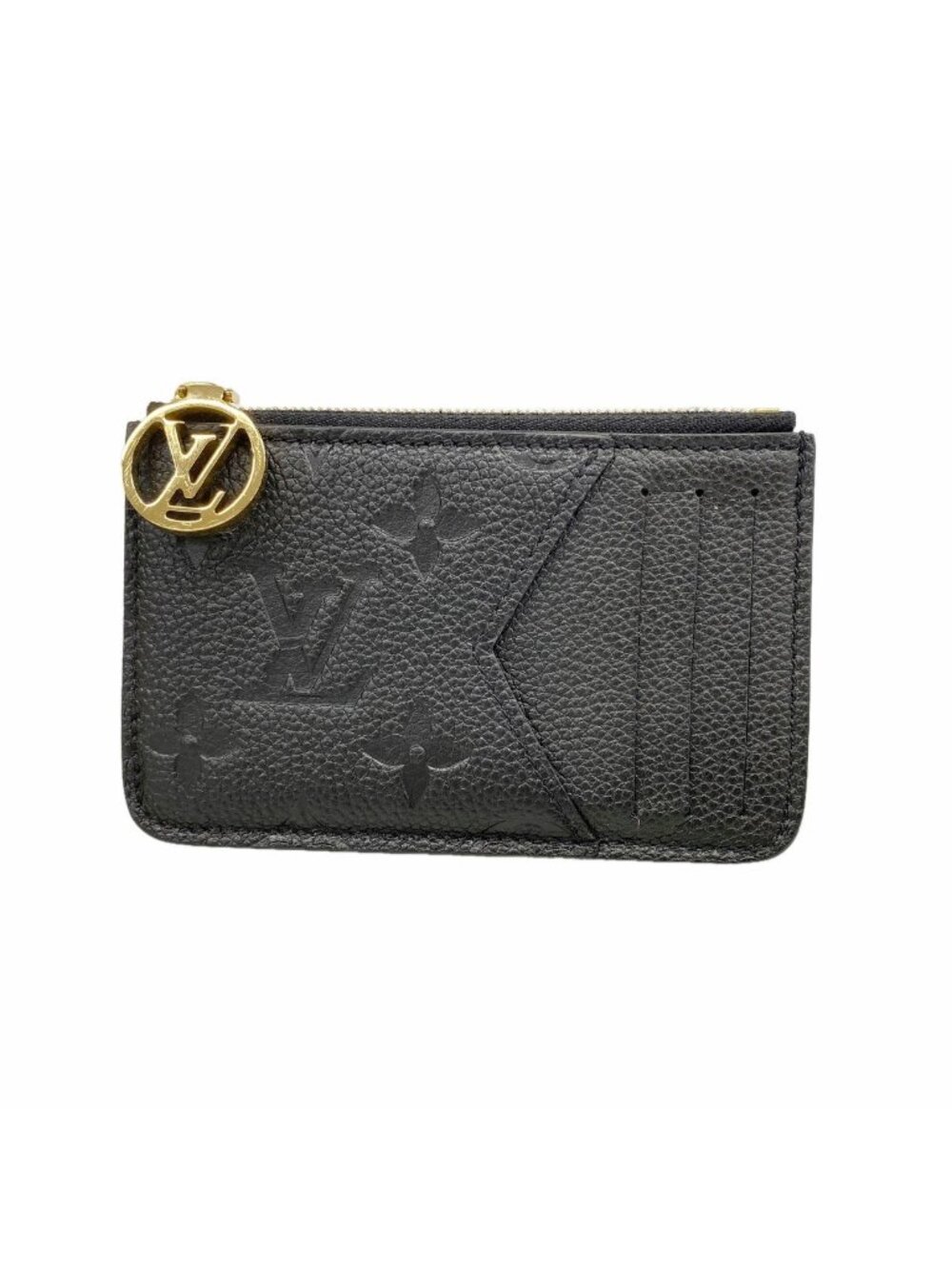 Louis Vuitton Coin Purse Monogram Empreinte Card Case Romy Noir